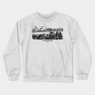 Evansville - Indiana Crewneck Sweatshirt